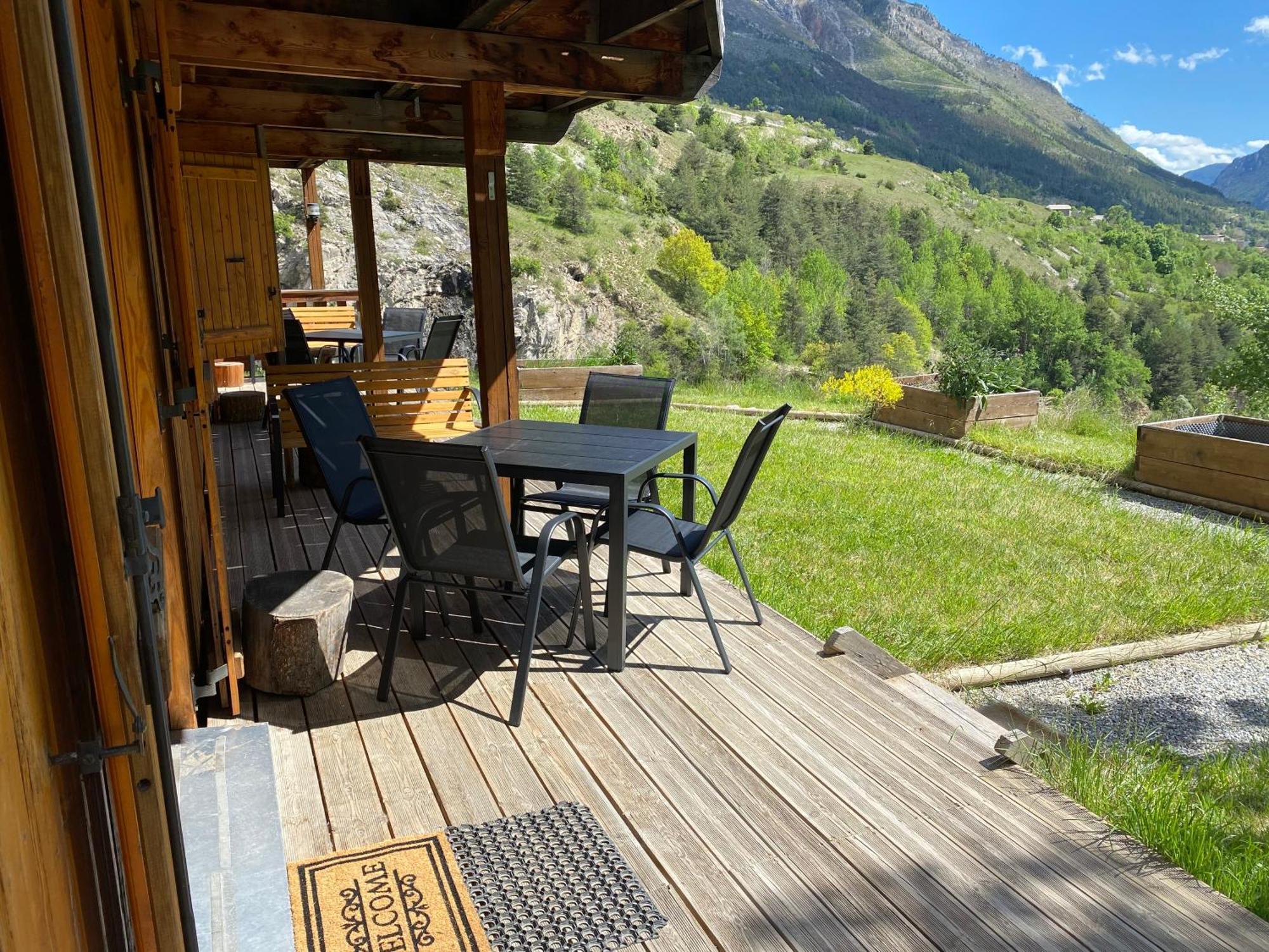 Chalet A Un Endroit Exceptionnel, Alpes, Parc National Des Ecrins Les Vigneaux Extérieur photo