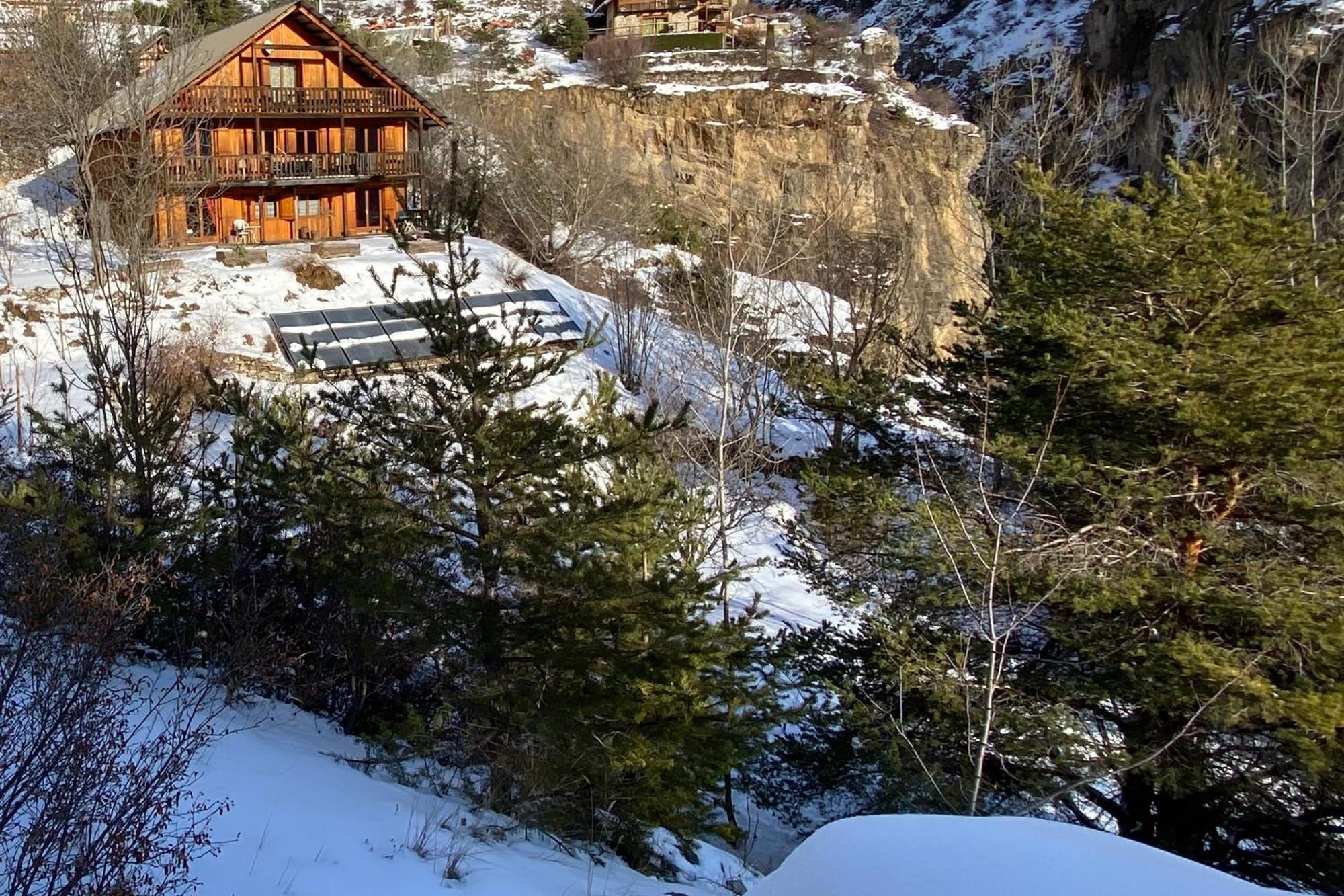 Chalet A Un Endroit Exceptionnel, Alpes, Parc National Des Ecrins Les Vigneaux Extérieur photo